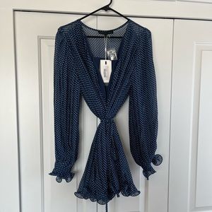 Vici - Viera Polka dot pleated romper